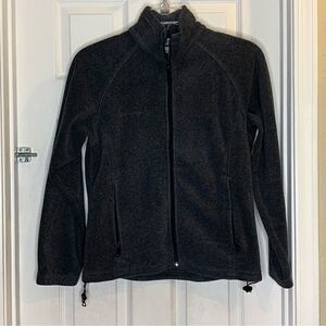 Columbia Gray Fleece Full Zip-up Jacket Size Medium